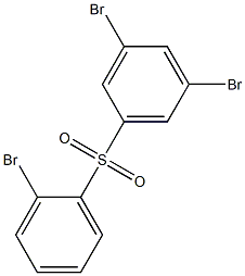 3,5-Dibromophenyl 2-bromophenyl sulfone Struktur