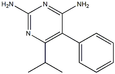 6-Isopropyl-5-phenyl-2,4-pyrimidinediamine Struktur