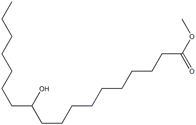 11-Hydroxyoctadecanoic acid methyl ester Struktur