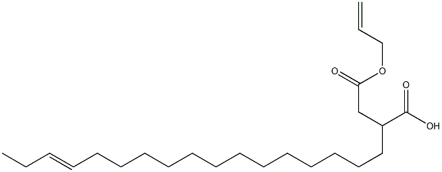 2-(14-Heptadecenyl)succinic acid 1-hydrogen 4-allyl ester Struktur