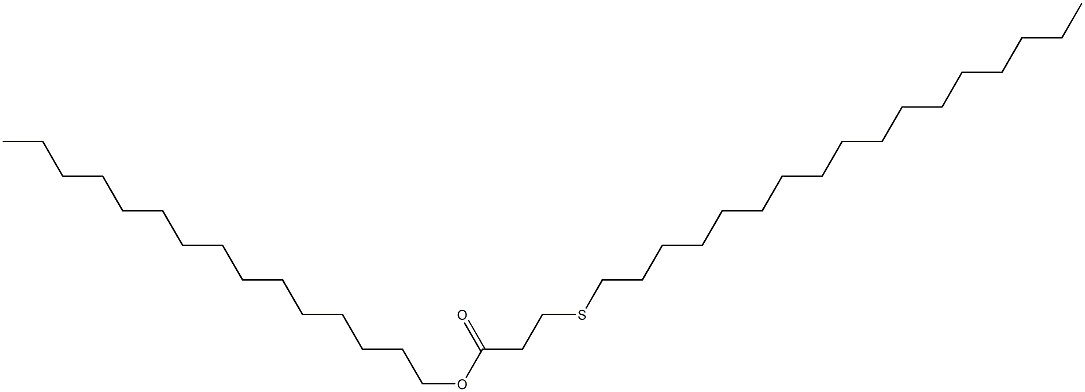 3-(Heptadecylthio)propionic acid pentadecyl ester Struktur