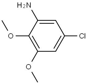5-Chloro-2,3-dimethoxyaniline Struktur