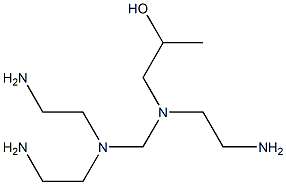 1-[N-(2-Aminoethyl)-N-[[bis(2-aminoethyl)amino]methyl]amino]-2-propanol Struktur