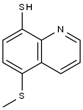 5-(Methylthio)quinoline-8-thiol Struktur
