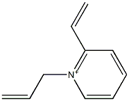 1-Allyl-2-vinylpyridinium Struktur
