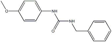 1-Benzyl-3-(p-methoxyphenyl)urea Struktur
