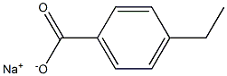 4-Ethylbenzoic acid sodium salt Struktur