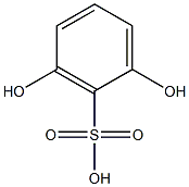 2,6-Dihydroxybenzenesulfonic acid Struktur