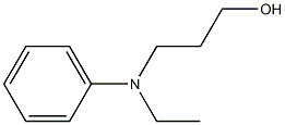 N-Ethyl-N-(3-hydroxypropyl)aniline Struktur