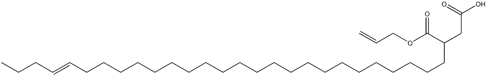 3-(23-Heptacosenyl)succinic acid 1-hydrogen 4-allyl ester Struktur