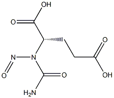 N-Aminocarbonyl-N-nitroso-L-glutamic acid Struktur