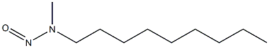 N-Methyl-N-nitrosononylamine Struktur