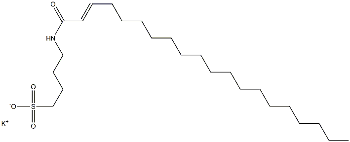 4-(2-Icosenoylamino)-1-butanesulfonic acid potassium salt Struktur