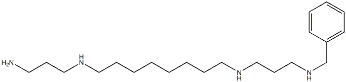 N-(3-Aminopropyl)-N'-(3-benzylaminopropyl)-1,8-octanediamine Struktur