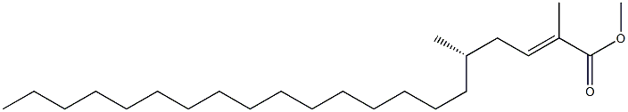 [S,E,(+)]-2,5-Dimethyl-2-henicosenoic acid methyl ester Struktur