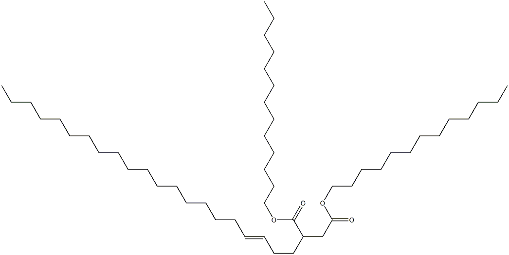 2-(3-Henicosenyl)succinic acid ditridecyl ester Struktur