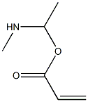 Acrylic acid 1-(methylamino)ethyl ester Struktur