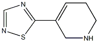 5-[(1,2,5,6-Tetrahydropyridin)-3-yl]-1,2,4-thiadiazole Struktur