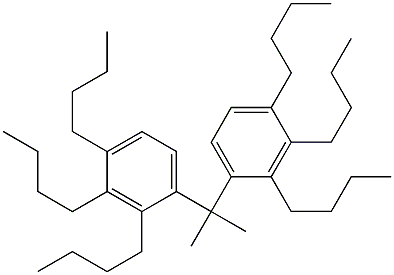 4,4'-Isopropylidenebis(1,2,3-tributylbenzene) Struktur