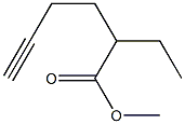 6-Heptyne-3-carboxylic acid methyl ester Struktur