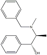 (1R,2S)-1-Phenyl-2-(benzylmethylamino)-1-propanol Struktur