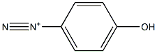 4-Hydroxybenzene-1-diazonium Struktur