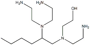 2-[N-(2-Aminoethyl)-N-[2-[bis(2-aminoethyl)amino]hexyl]amino]ethanol Struktur