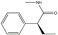[S,(+)]-N-Methyl-2-phenylbutyramide Struktur