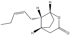 (1R,5R,8S)-8-[(Z)-2-Pentenyl]-2-oxabicyclo[3.2.1]octan-3-one Struktur