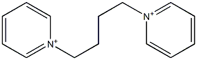 1,1'-(Tetramethylene)bis(pyridinium) Struktur