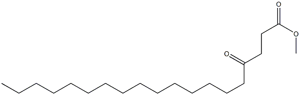 4-オキソノナデカン酸メチル 化學(xué)構(gòu)造式