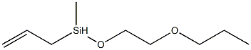 (2-Propoxyethoxy)(methyl)(2-propenyl)silane Struktur