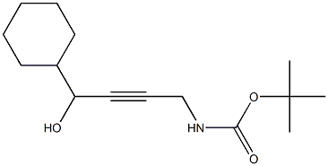 (4-Cyclohexyl-4-hydroxy-but-2-ynyl)-carbamic acid tert-butyl ester