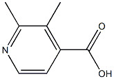 2,3-dimethylisonicotinic acid Struktur