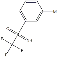S-trifluoromethyl-s-(3-bromophenyl)sulfoximine Struktur