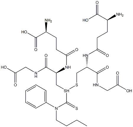 S-(N-PhenylbutylthiocarbaMoyl)-glutathione Struktur