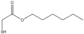 (Hex-1-yl) 2-mercaptoacetate Struktur
