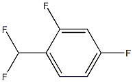 1-difluoromethyl-2,4-difluorobenzene Struktur