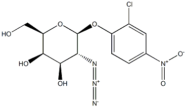 2-Chloro-4-nitrophenyl 2-azido-2-deoxy-b-D-galactopyranoside Struktur