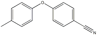 4-(4-methylphenoxy)benzylnitrile Struktur
