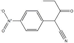 2-(4-NITRO-PHENYL)-3-OXO-PENTANENITRILE Structure