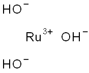 Ruthenium(III) hydroxide Struktur