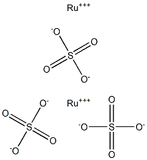 Ruthenium(III) sulfate Struktur