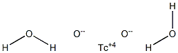 Technetium(IV) dioxide dihydrate Struktur