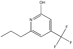 2-Hydroxy-6-propyl-4-(trifluoromethyl)pyridine Struktur
