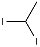 ethylidene iodide Struktur