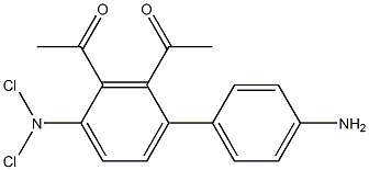 DIACETYLDICHLOROBENZIDINE Struktur