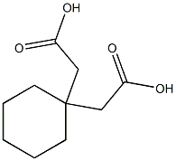 1,1-Cyclohexanediacetic acid ( For Gabapentin ) Struktur