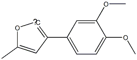 (3,4-Dimethoxy-phenyl)-(5-methyl-furan-2-yl)- Struktur