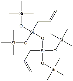 1,3-DIALLYLTETRAKIS(TRIMETHYLSILOXY)DISILOXANE 95% Struktur